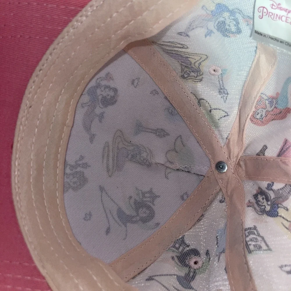 Rare‎ Disney Animators Collection Princess Pink Hat Baseball Cap One Size Kids